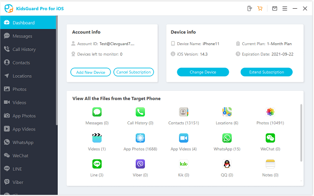 kidsguard-pro dashboard