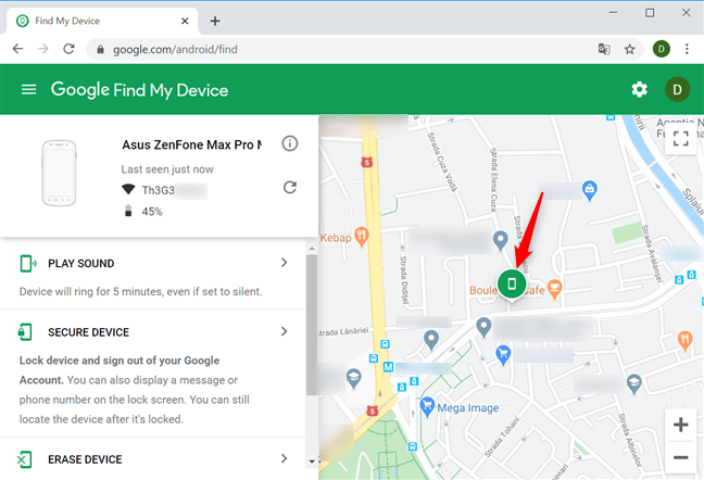Track Cell Phone Location with Find My Device