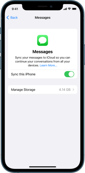 see someone's iMessages through iCloud