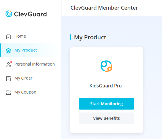 clevguard my product page