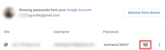 see google password