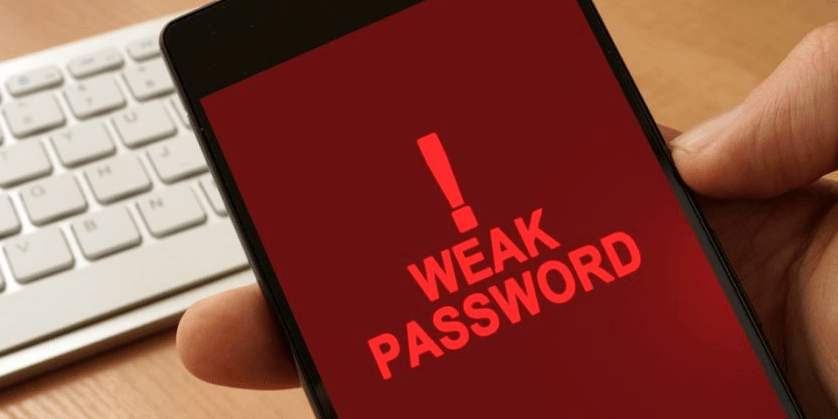 Weak passwords