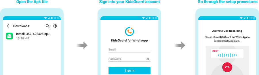 login-kidguard-for-whatsapp